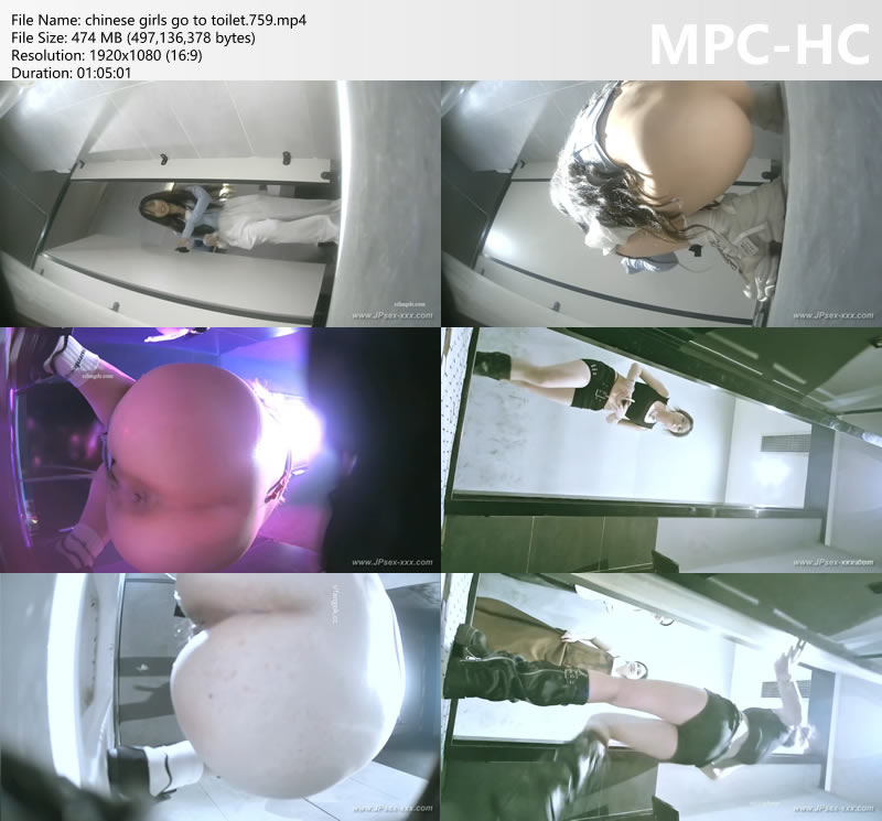 chinese girls go to toilet.759